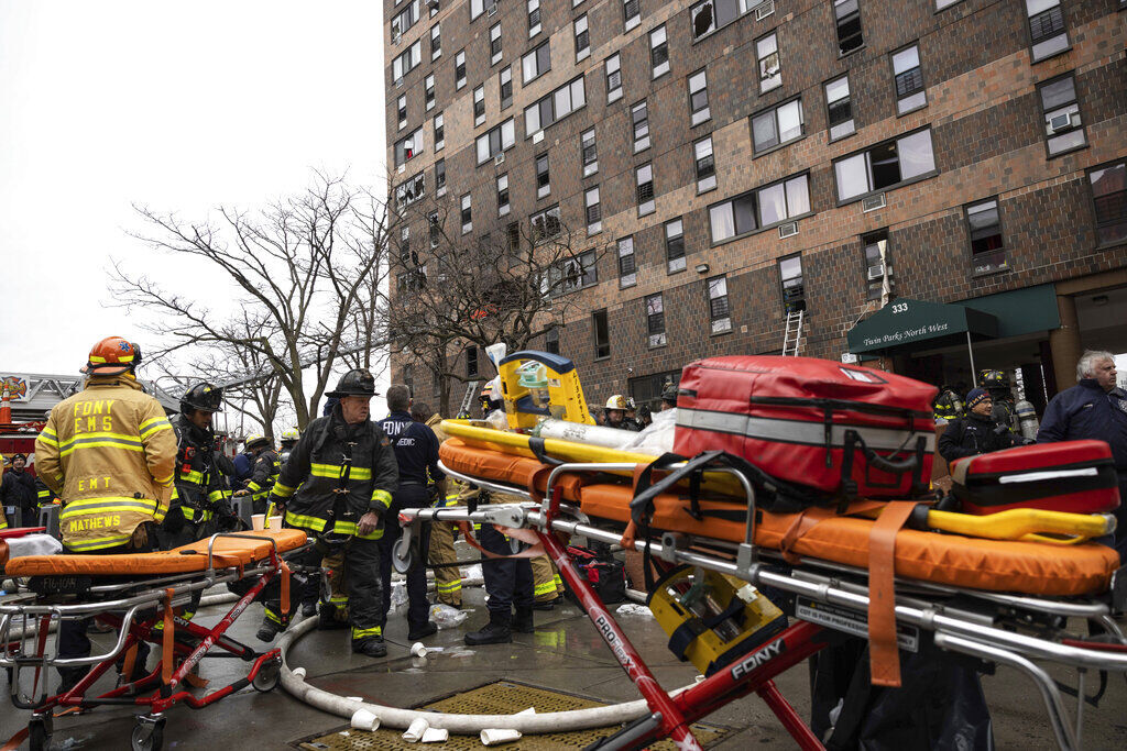 Apartment Building Fire